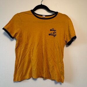 Yellow Graphic T-Shirt
